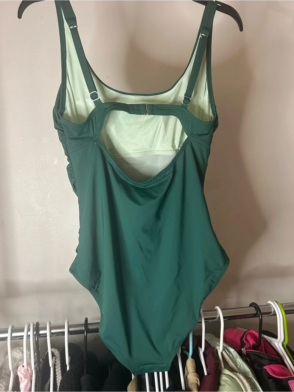 Cupshe Emerald Green Scoop-Back One-Piece Swimsuit